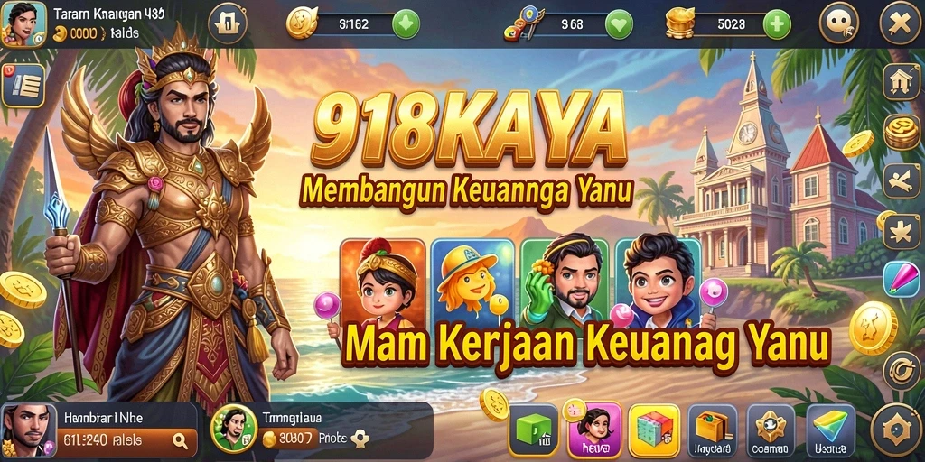Tampilan gameplay <strong>918KAYA</strong> yang seru dan interaktif dalam perancangan strategi Tycoon.