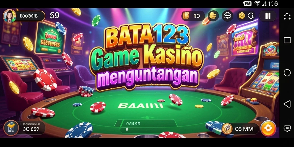 Gameplay menarik dalam aplikasi BATA123 yang menampilkan berbagai permainan Kasino.