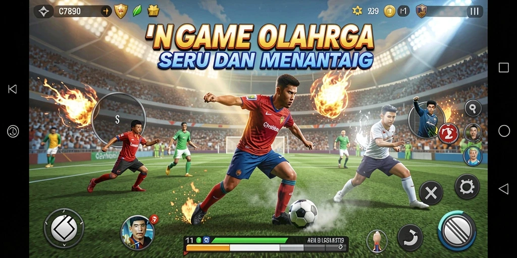 Tampilan gameplay seru dan dinamis dari C7890 yang penuh aksi.
