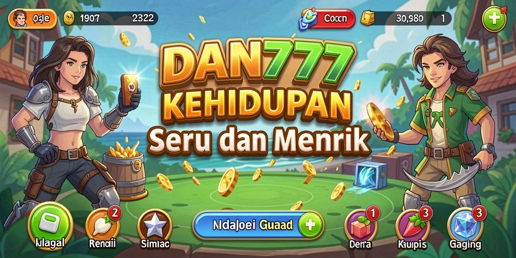 Tampilan gameplay seru dari DAN777 yang memukau.