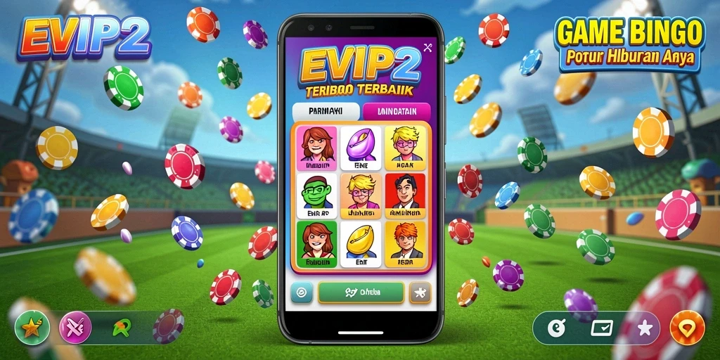 Tampilan menarik dari gameplay Bingo di EVIP2.