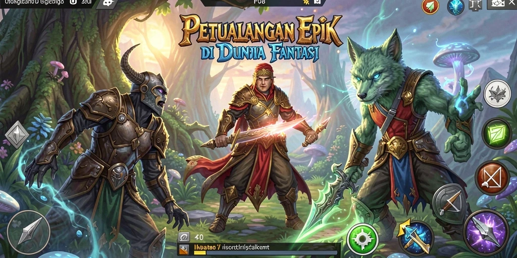 Screenshot gameplay F08 menampilkan aksi pertarungan yang mendebarkan.