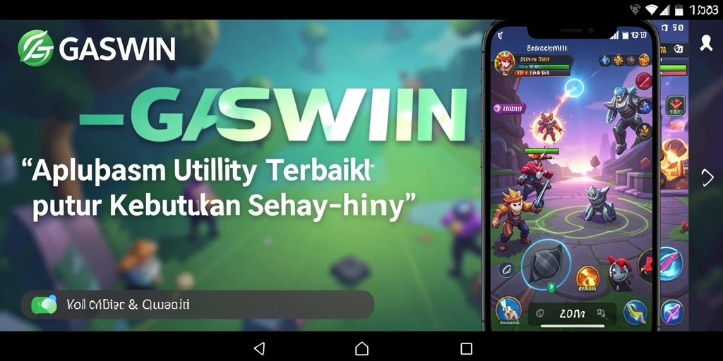 Tampilan antarmuka GASWIN yang modern dan fungsional.