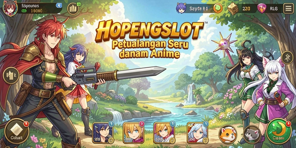 Gameplay menarik HOPENGSLOT dengan karakter anime yang menawan.
