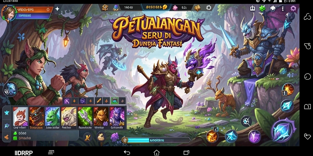 Tangkapan layar gameplay IDRRP yang menampilkan aksi petualangan yang mendebarkan.