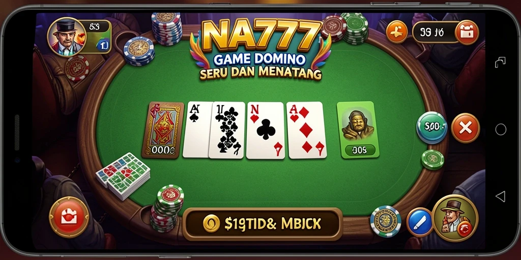 Tampilan gameplay seru dari NA777 dengan berbagai mode Domino.