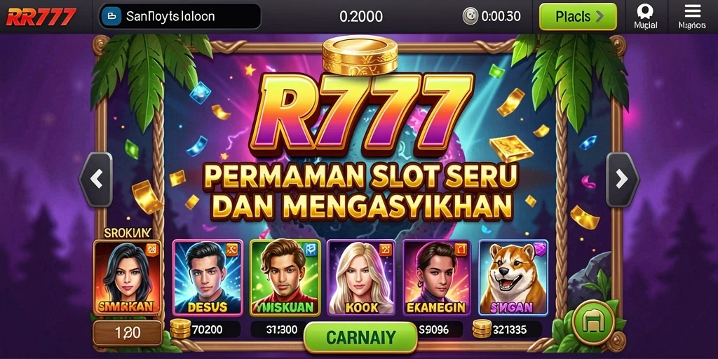 Gameplay menarik dalam slot RR777 dengan grafik menawan.