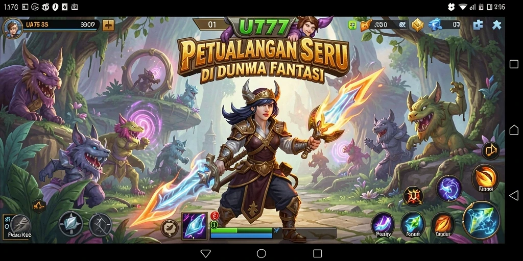 Menampilkan gameplay seru dan petualangan epik di UT77.