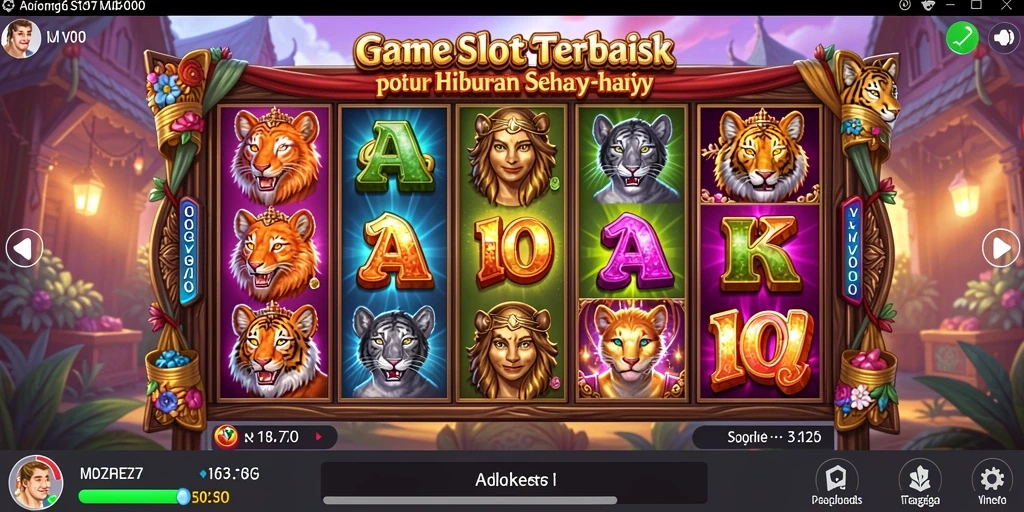 Tampilan grafis menakjubkan dari gameplay V07 yang penuh aksi.