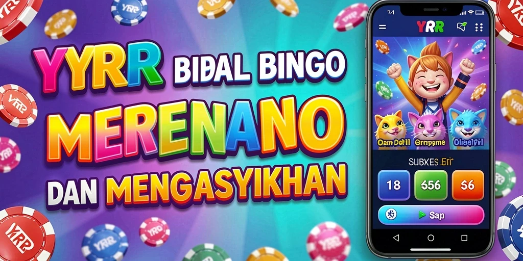 Screenshot utama YYRR menampilkan pemain sedang menikmati permainan Bingo yang seru.