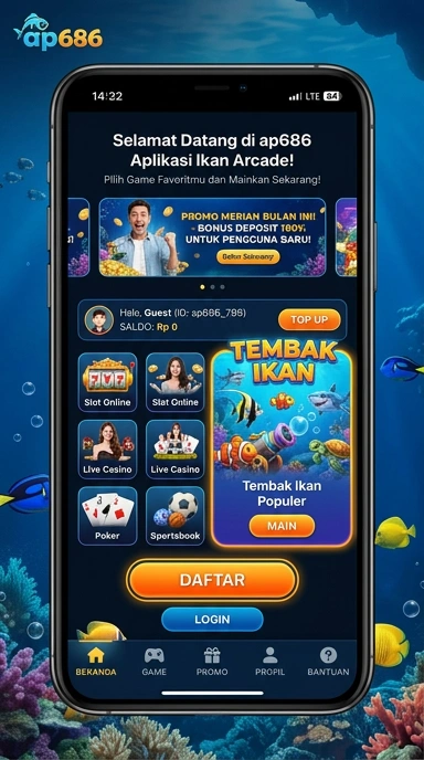 Fitur pencarian aplikasi yang cepat di ap686.